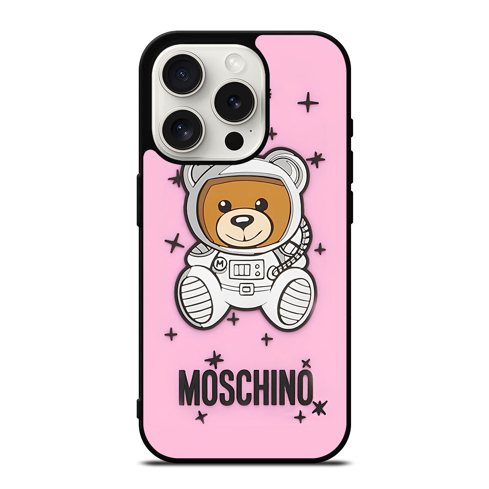 MOSCHINO TEDDY BEAR ASTRONOUT iPhone 15 Pro Case Cover