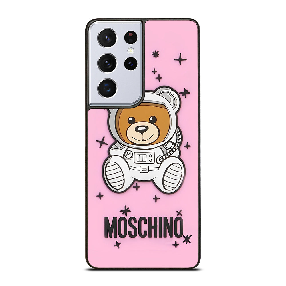 MOSCHINO TEDDY BEAR ASTRONOUT Samsung Galaxy S21 Ultra Case Cover