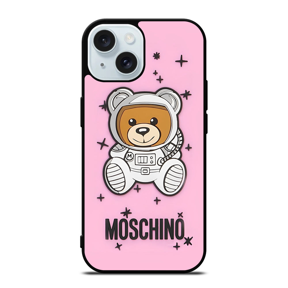 MOSCHINO TEDDY BEAR ASTRONOUT iPhone 15 Case Cover