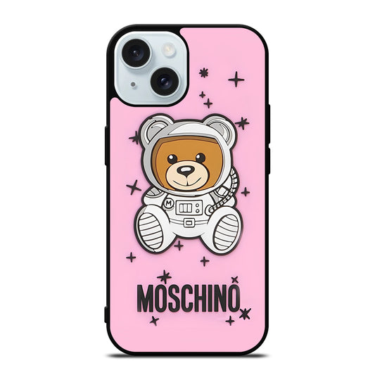 MOSCHINO TEDDY BEAR ASTRONOUT iPhone 15 Case Cover