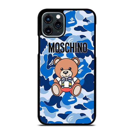 MOSCHINO TEDDY BEAR CAMO iPhone 11 Pro Case Cover