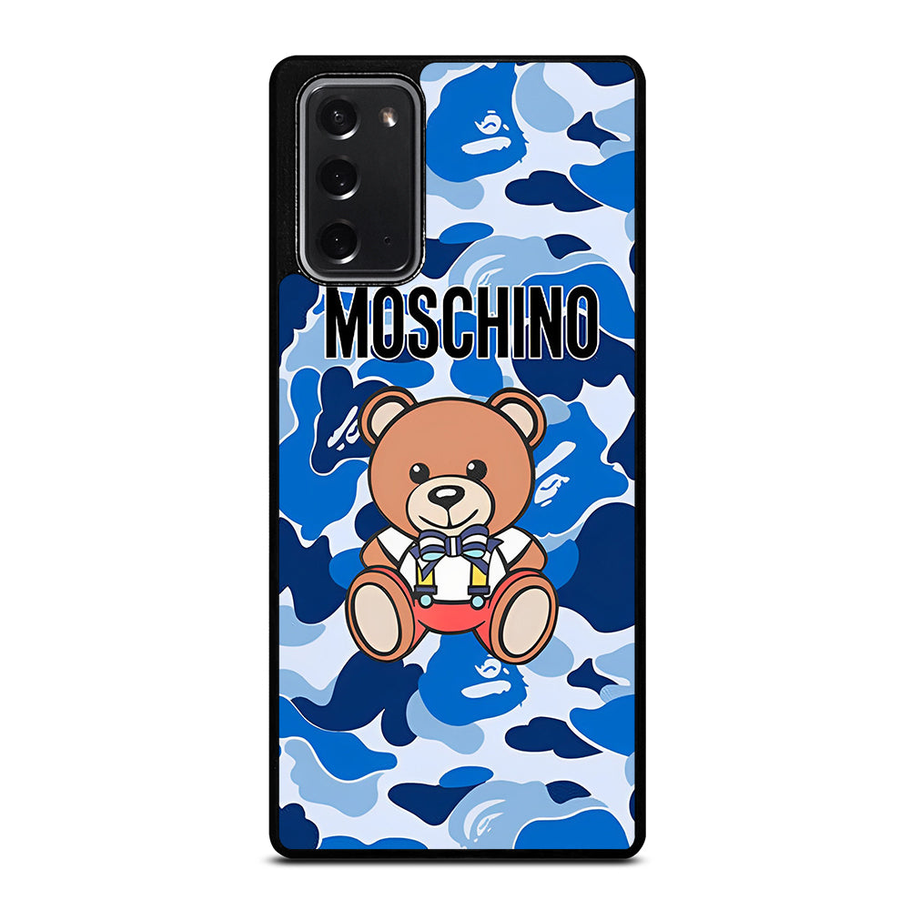 MOSCHINO TEDDY BEAR CAMO Samsung Galaxy Note 20 Case Cover