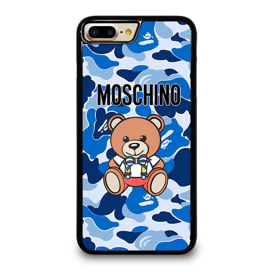 MOSCHINO TEDDY BEAR CAMO iPhone 7 / 8 Plus Case Cover