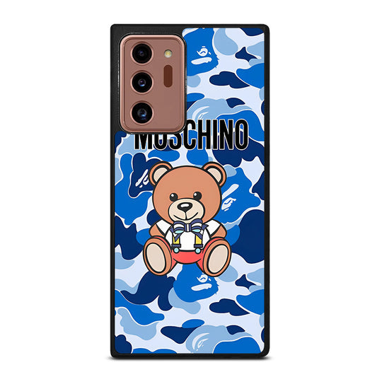 MOSCHINO TEDDY BEAR CAMO Samsung Galaxy Note 20 Ultra Case Cover