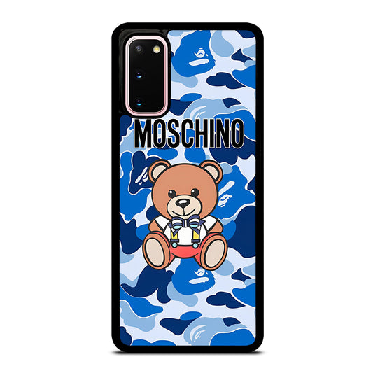 MOSCHINO TEDDY BEAR CAMO Samsung Galaxy S20 Case Cover