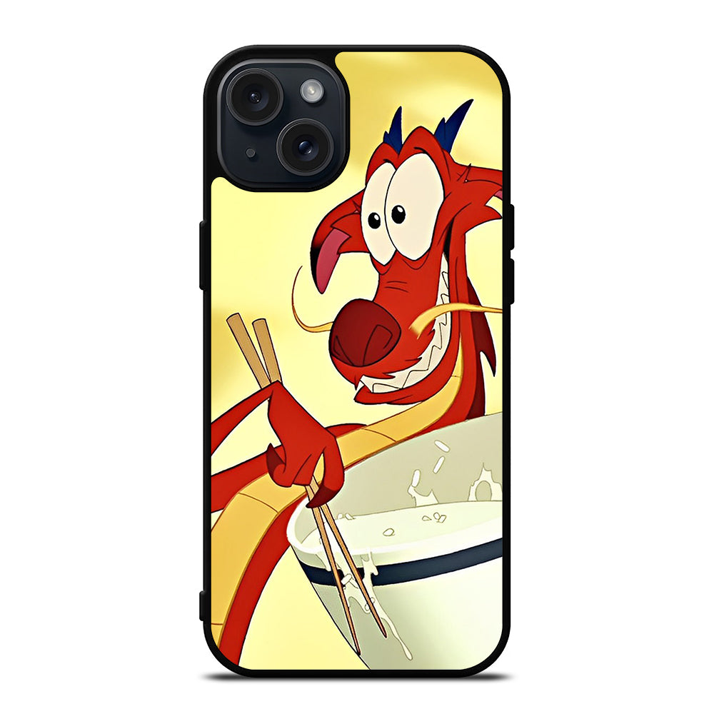 MUSHU MULAN DISNEY CARTOON 3 iPhone 15 Plus Case Cover