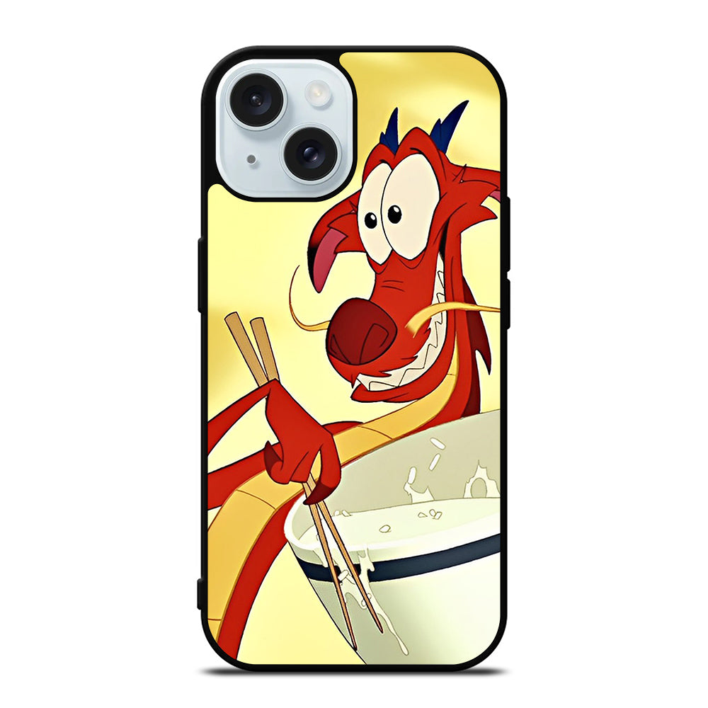 MUSHU MULAN DISNEY CARTOON 3 iPhone 15 Case Cover