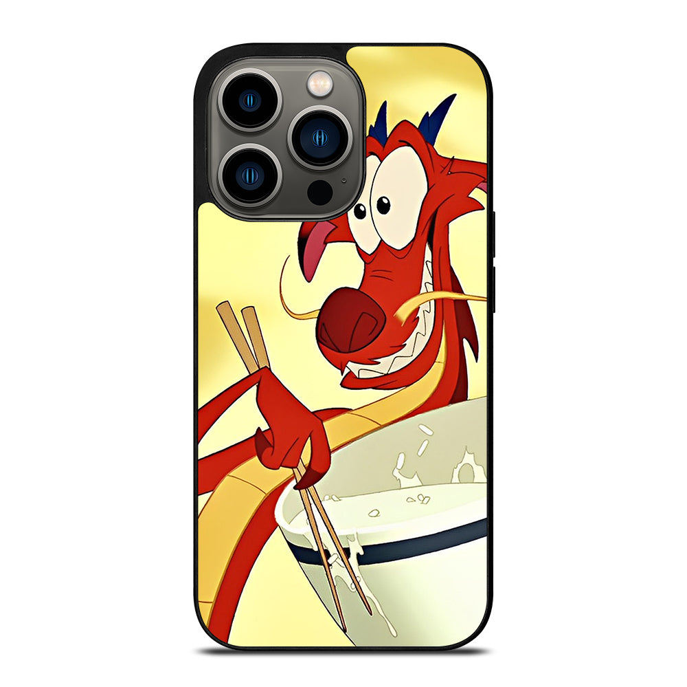 MUSHU MULAN DISNEY CARTOON 3 iPhone 13 Pro Case Cover