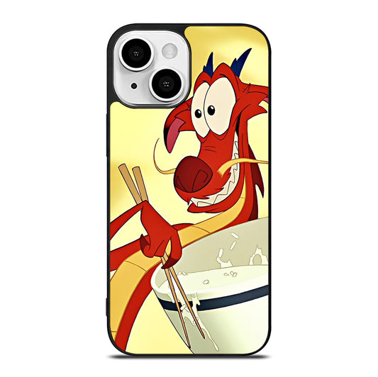 MUSHU MULAN DISNEY CARTOON 3 iPhone 13 Mini Case Cover