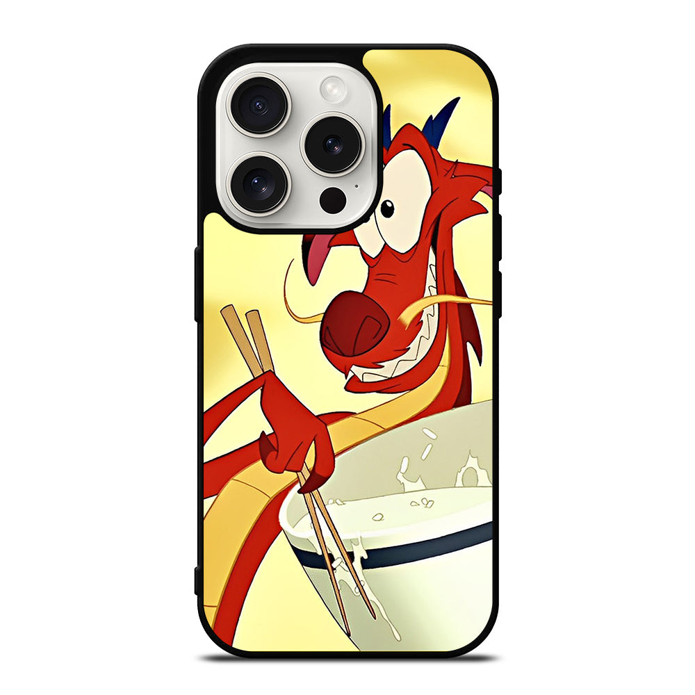 MUSHU MULAN DISNEY CARTOON 3 iPhone 15 Pro Case Cover