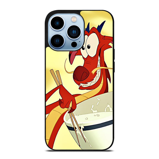 MUSHU MULAN DISNEY CARTOON 3 iPhone 13 Pro Max Case Cover