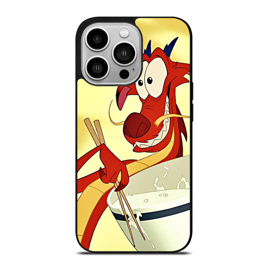 MUSHU MULAN DISNEY CARTOON 3 iPhone 14 Pro Case Cover