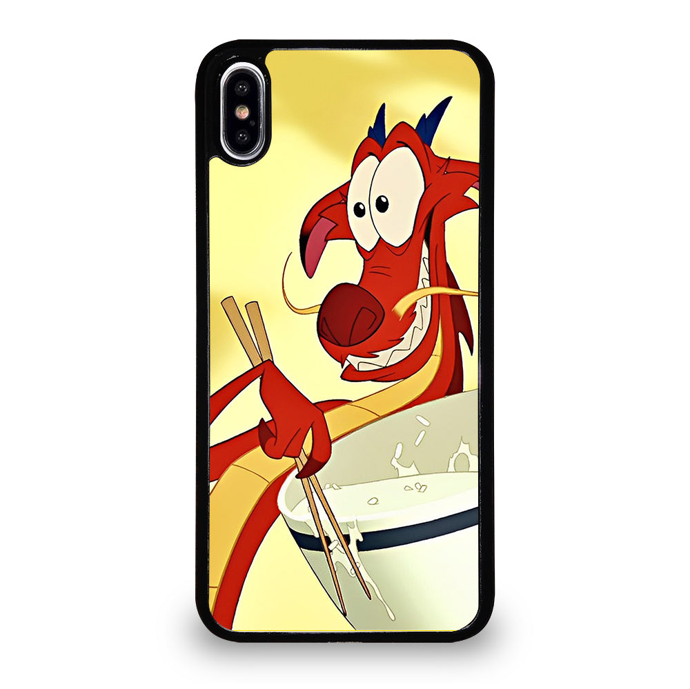 MUSHU MULAN DISNEY CARTOON 3 iPhone XS Max Case Cover