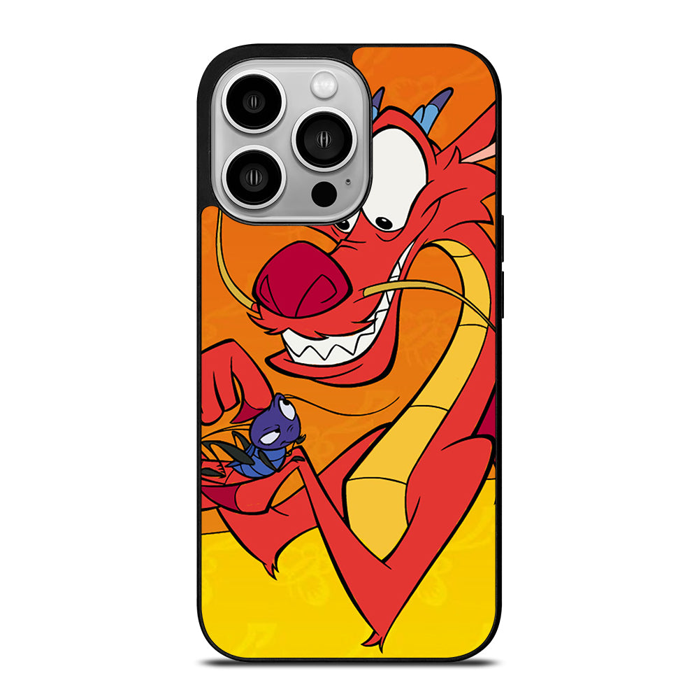 MUSHU MULAN DISNEY CARTOON 4 iPhone 14 Pro Case Cover