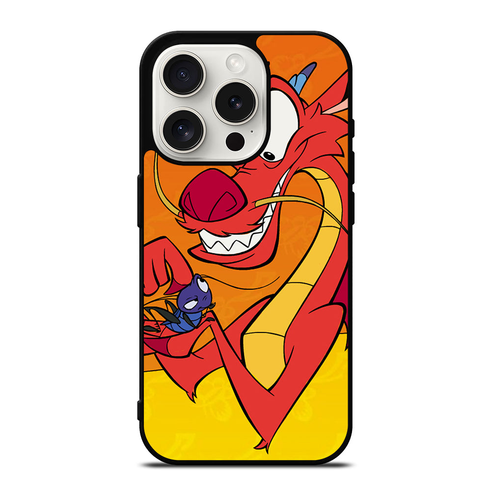 MUSHU MULAN DISNEY CARTOON 4 iPhone 15 Pro Case Cover
