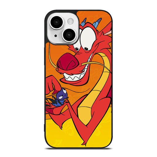 MUSHU MULAN DISNEY CARTOON 4 iPhone 13 Mini Case Cover