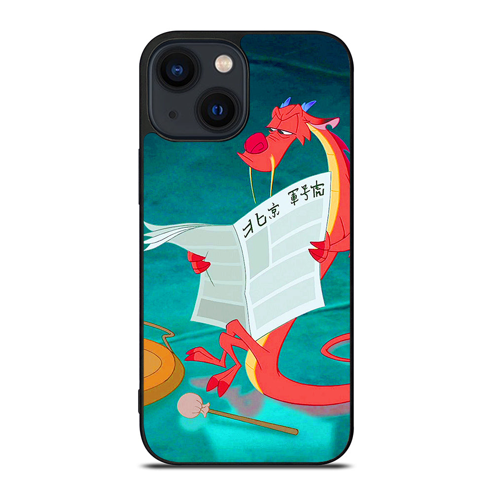 MUSHU MULAN DISNEY CARTOON 5 iPhone 14 Plus Case Cover