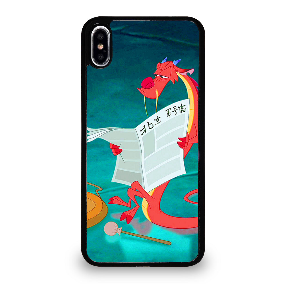 MUSHU MULAN DISNEY CARTOON 5 iPhone XS Max Case Cover