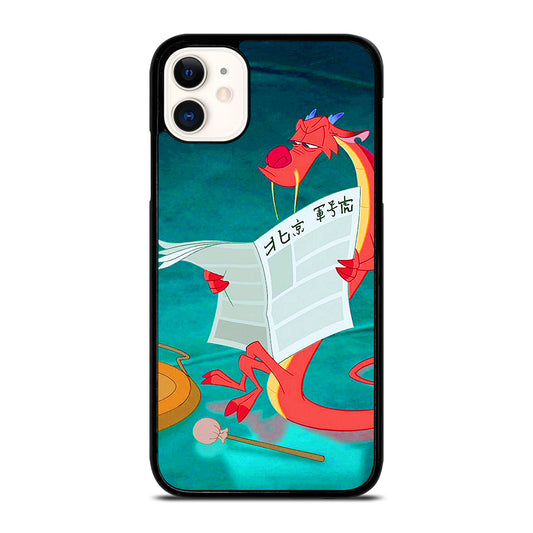 MUSHU MULAN DISNEY CARTOON 5 iPhone 11 Case Cover