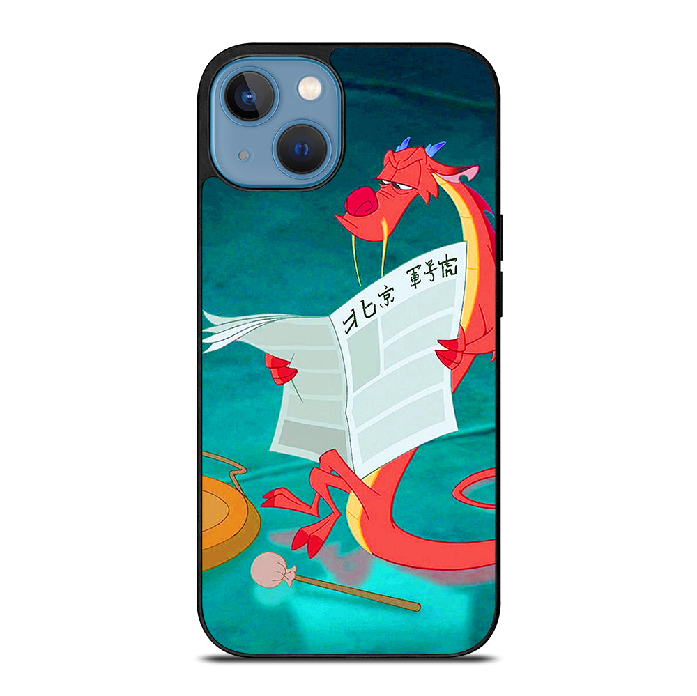 MUSHU MULAN DISNEY CARTOON 5 iPhone 13 Case Cover