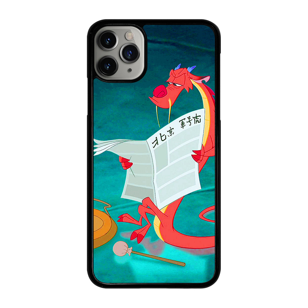 MUSHU MULAN DISNEY CARTOON 5 iPhone 11 Pro Max Case Cover