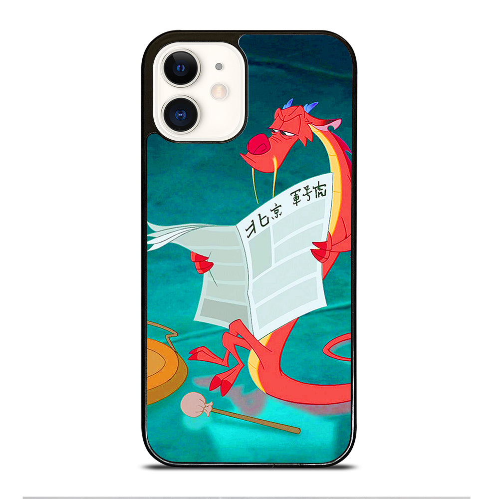 MUSHU MULAN DISNEY CARTOON 5 iPhone 12 Case Cover