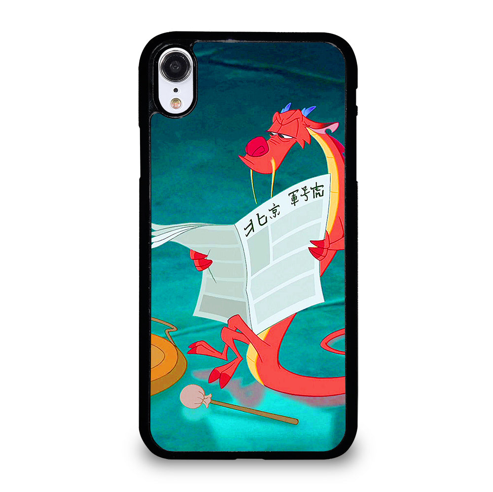 MUSHU MULAN DISNEY CARTOON 5 iPhone XR Case Cover
