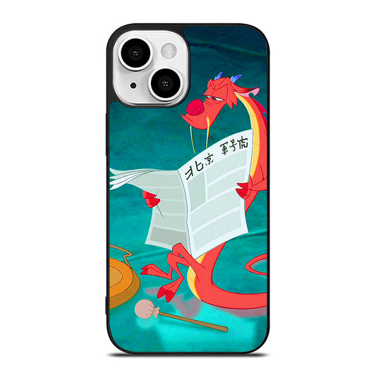 MUSHU MULAN DISNEY CARTOON 5 iPhone 13 Mini Case Cover