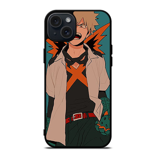MY HERO ACADEMIA ANIME BAKUGOU iPhone 15 Plus Case Cover
