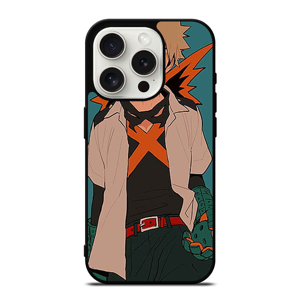 MY HERO ACADEMIA ANIME BAKUGOU iPhone 15 Pro Case Cover