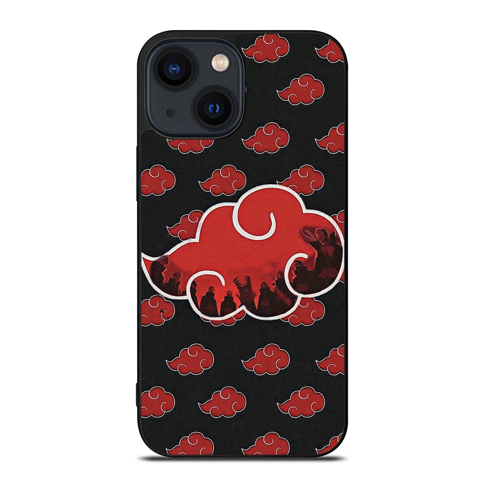 NARUTO AKATSUKI CLOUDS LOGO iPhone 14 Plus Case Cover