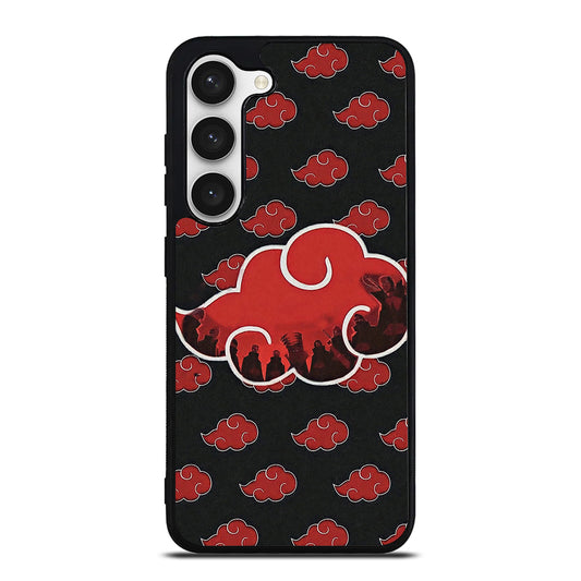 NARUTO AKATSUKI CLOUDS LOGO Samsung Galaxy S23 Case Cover