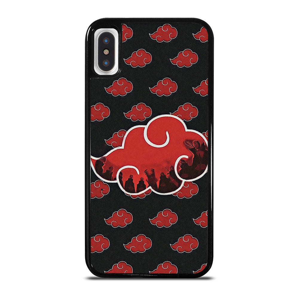 NARUTO AKATSUKI CLOUDS LOGO iPhone X / XS Case Cover