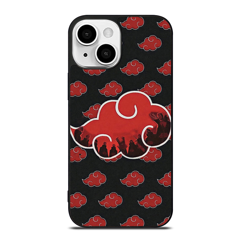 NARUTO AKATSUKI CLOUDS LOGO iPhone 13 Mini Case Cover