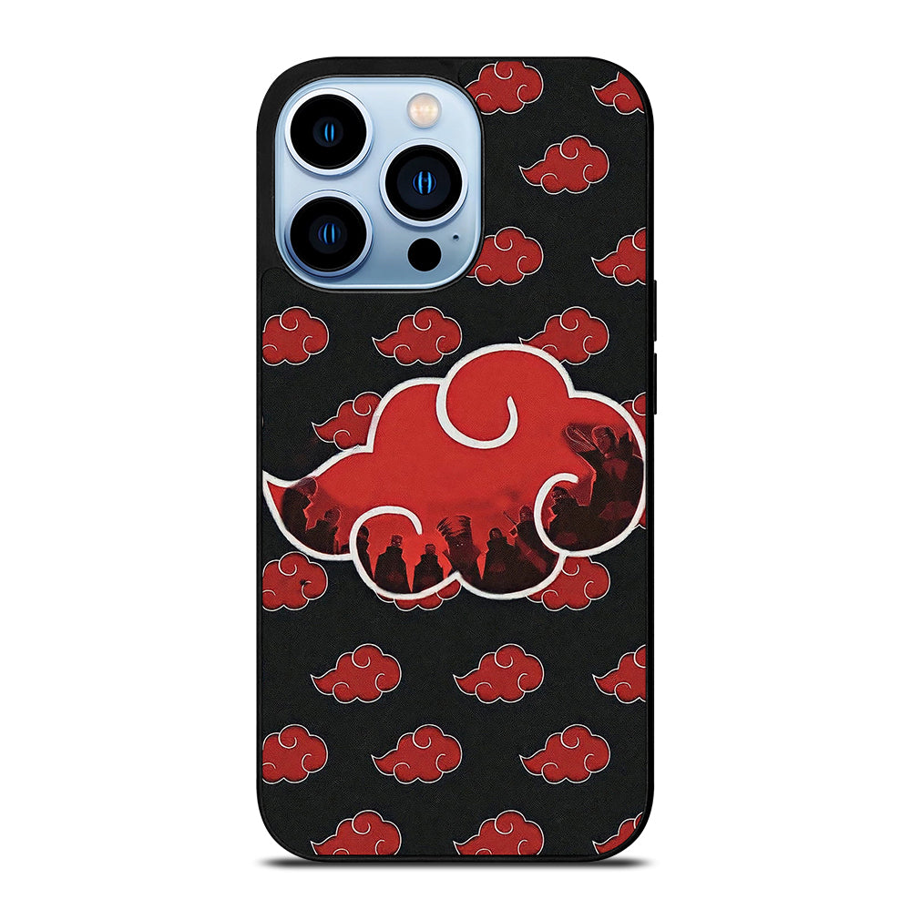 NARUTO AKATSUKI CLOUDS LOGO iPhone 13 Pro Max Case Cover