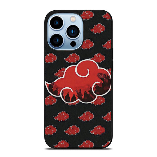 NARUTO AKATSUKI CLOUDS LOGO iPhone 13 Pro Max Case Cover