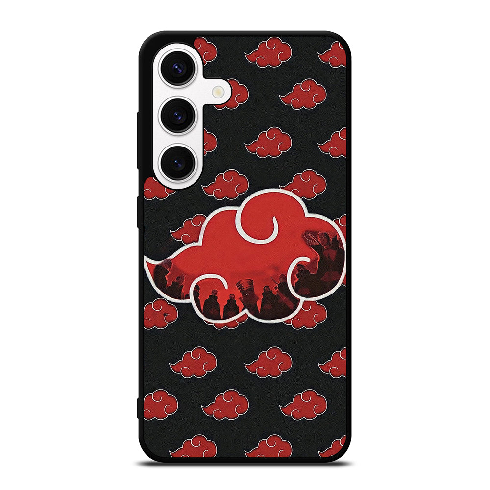 NARUTO AKATSUKI CLOUDS LOGO Samsung Galaxy S24 Case Cover