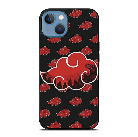 NARUTO AKATSUKI CLOUDS LOGO iPhone 13 Case Cover