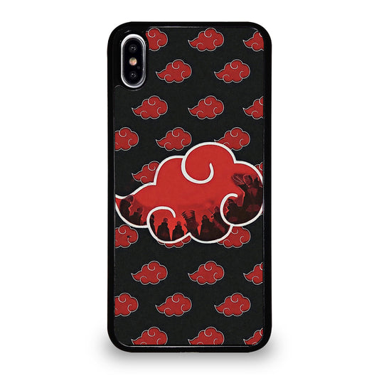 NARUTO AKATSUKI CLOUDS LOGO iPhone XS Max Case Cover