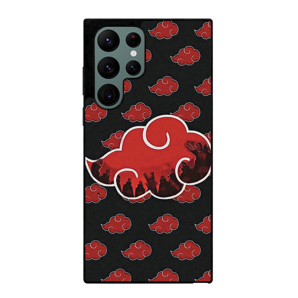 NARUTO AKATSUKI CLOUDS LOGO Samsung Galaxy S22 Ultra Case Cover
