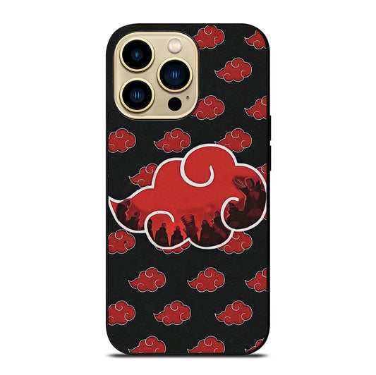 NARUTO AKATSUKI CLOUDS LOGO iPhone 14 Pro Max Case Cover