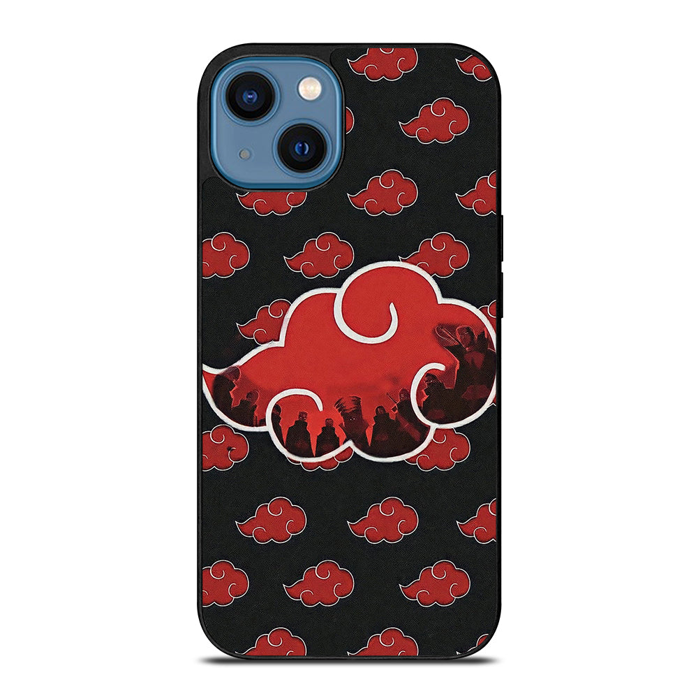 NARUTO AKATSUKI CLOUDS LOGO iPhone 14 Case Cover