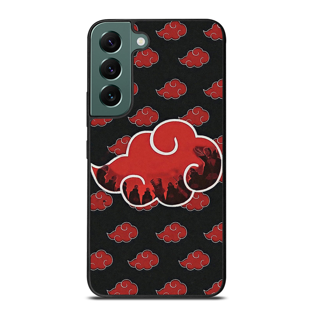 NARUTO AKATSUKI CLOUDS LOGO Samsung Galaxy S22 Case Cover
