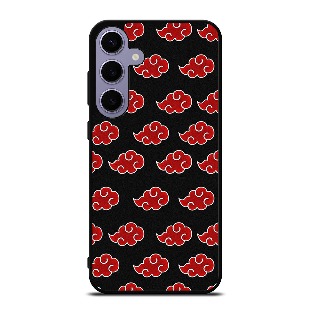 NARUTO AKATSUKI CLOUDS PATTERN Samsung Galaxy S24 Plus Case Cover