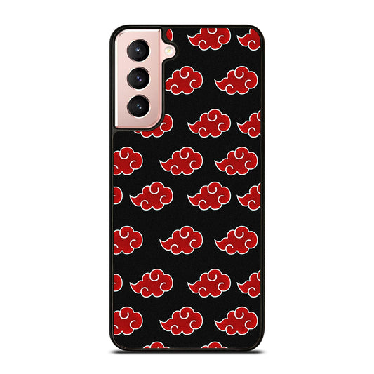 NARUTO AKATSUKI CLOUDS PATTERN Samsung Galaxy S21 Case Cover