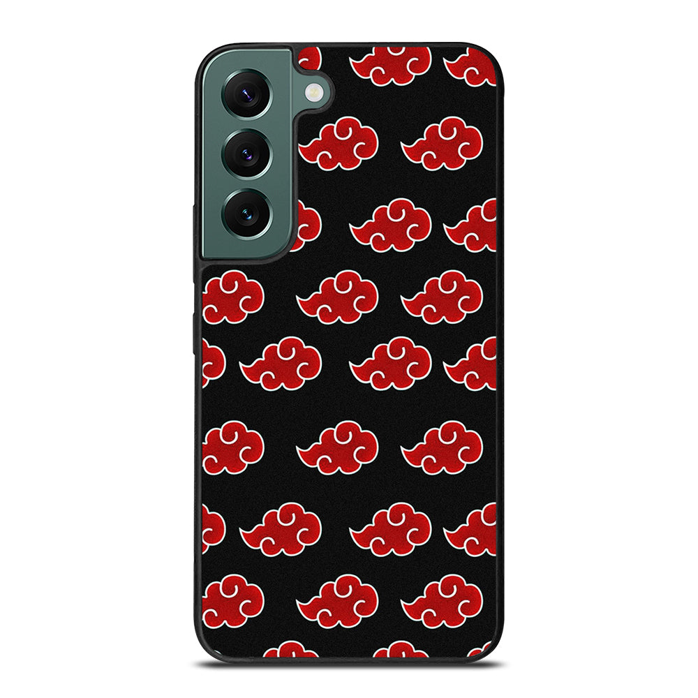 NARUTO AKATSUKI CLOUDS PATTERN Samsung Galaxy S22 Case Cover