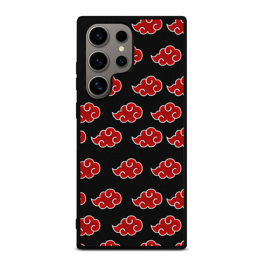 NARUTO AKATSUKI CLOUDS PATTERN Samsung Galaxy S24 Ultra Case Cover