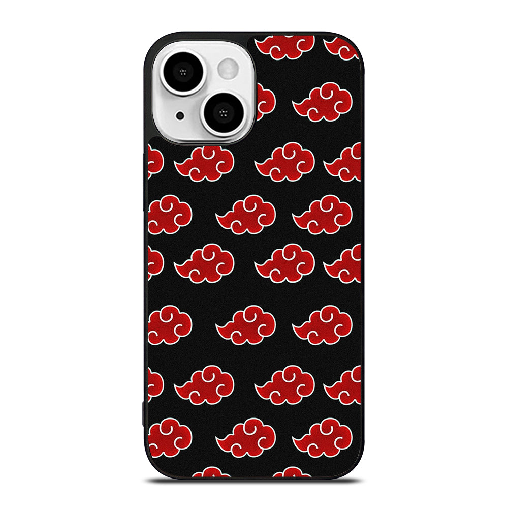 NARUTO AKATSUKI CLOUDS PATTERN iPhone 13 Mini Case Cover