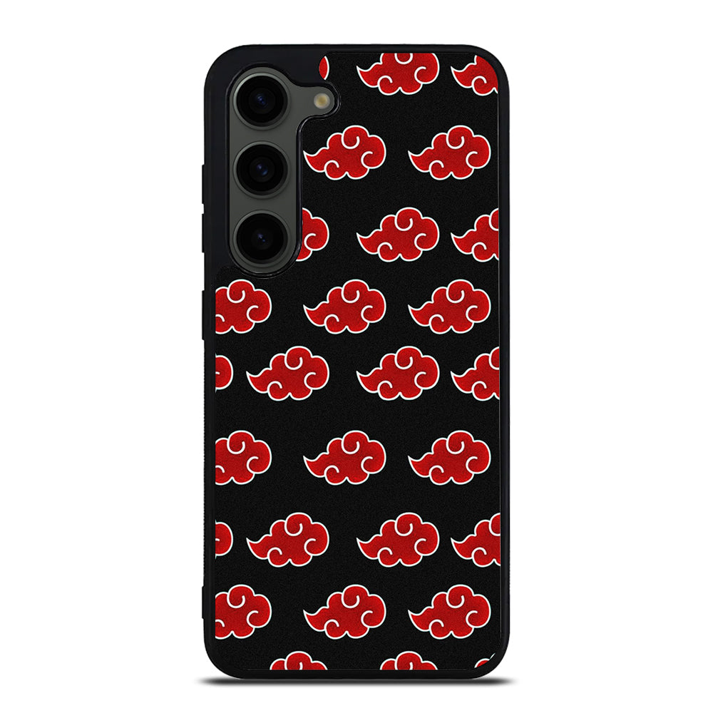 NARUTO AKATSUKI CLOUDS PATTERN Samsung Galaxy S23 Plus Case Cover