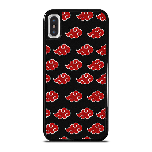NARUTO AKATSUKI CLOUDS PATTERN iPhone X / XS Case Cover